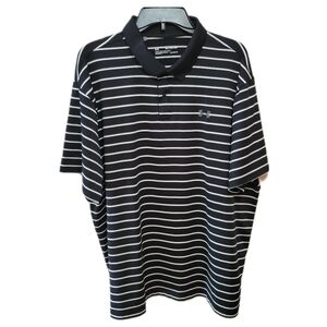 Under Armour Men's Short Sleeve Striped Golf Polo Shirt